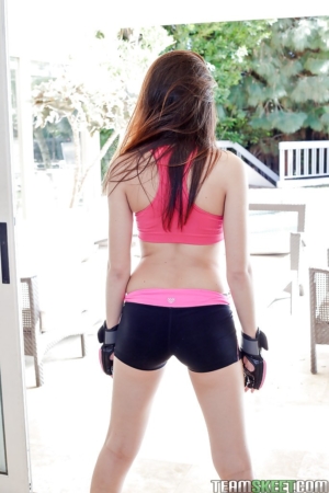Ass Shorts Sports Babe Ava Taylor The Real Workout